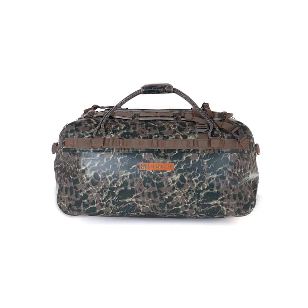 TLSD-ERC 816332015137 Fishpond Thunderhead Large Submersible And Waterproof Duffel Bag Newstream Model 2022 Eco Riverbed Camo Back
