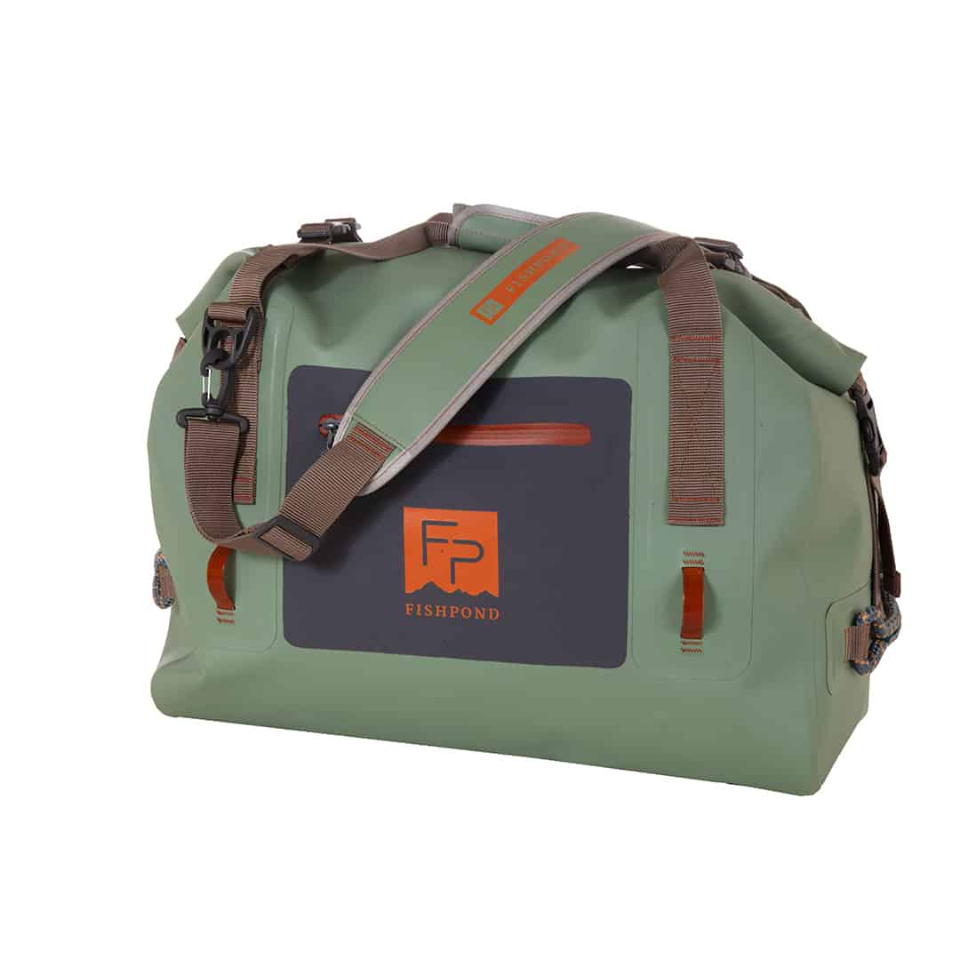 TRTD-EY 816332015168 Fishpond Thunderhead Roll Top Waterproof Duffel Bag Eco Yucca NewStream Model