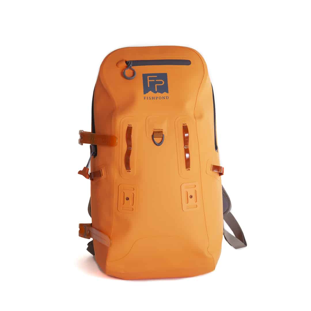 TSB-ECO 816332015175 fishpond thunderhead waterproof fly fishing backpack eco cutthroat orange front