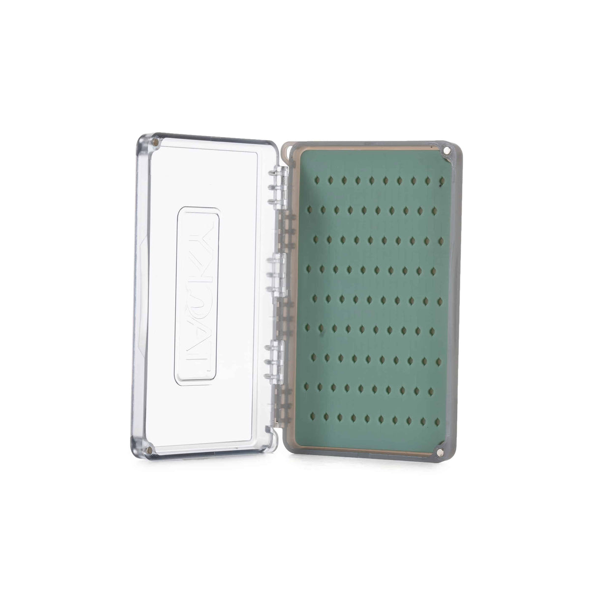 Tacky Day Pack Fly Box Single Sided Fly Box With Silicone Storage Slits Open