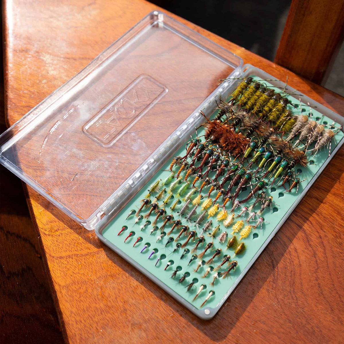 Tacky Original Fly Box On Drift Boat
