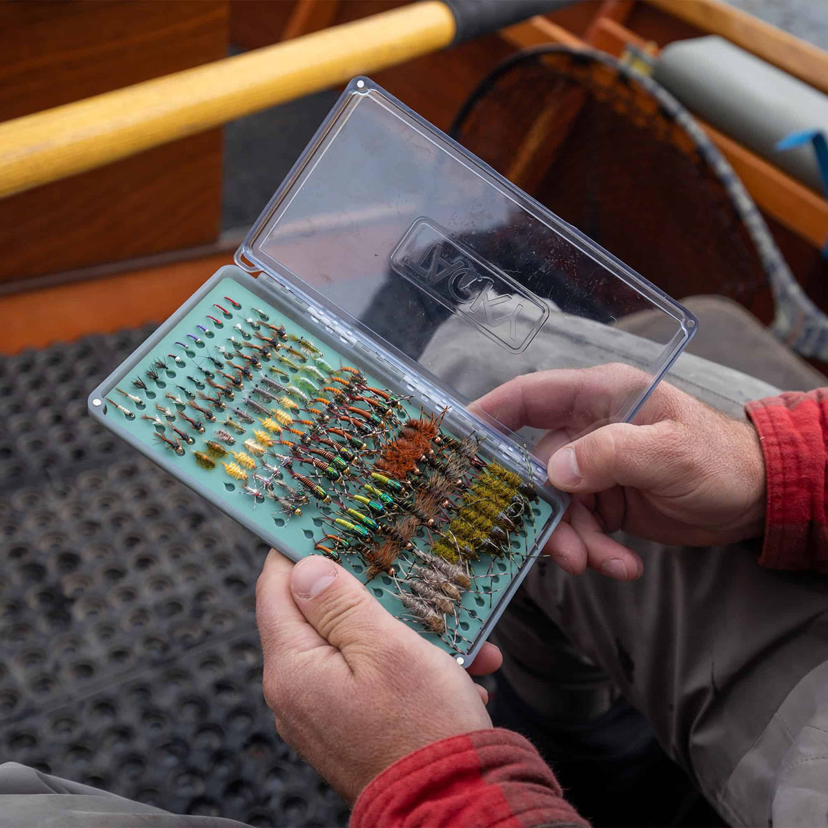 Tacky Original Fly Box With Hand Model