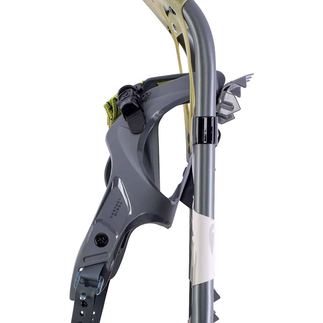 Tubbs Frontier Snowshoe On End Side