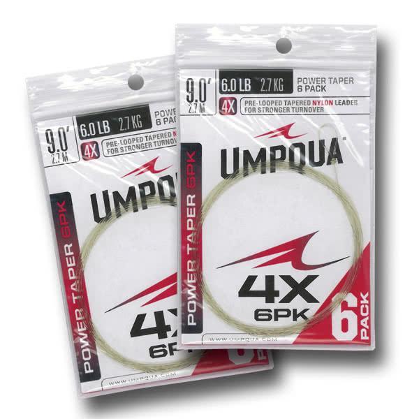 Umpqua POWER TAPER LEADER FAMILY 6 Pack