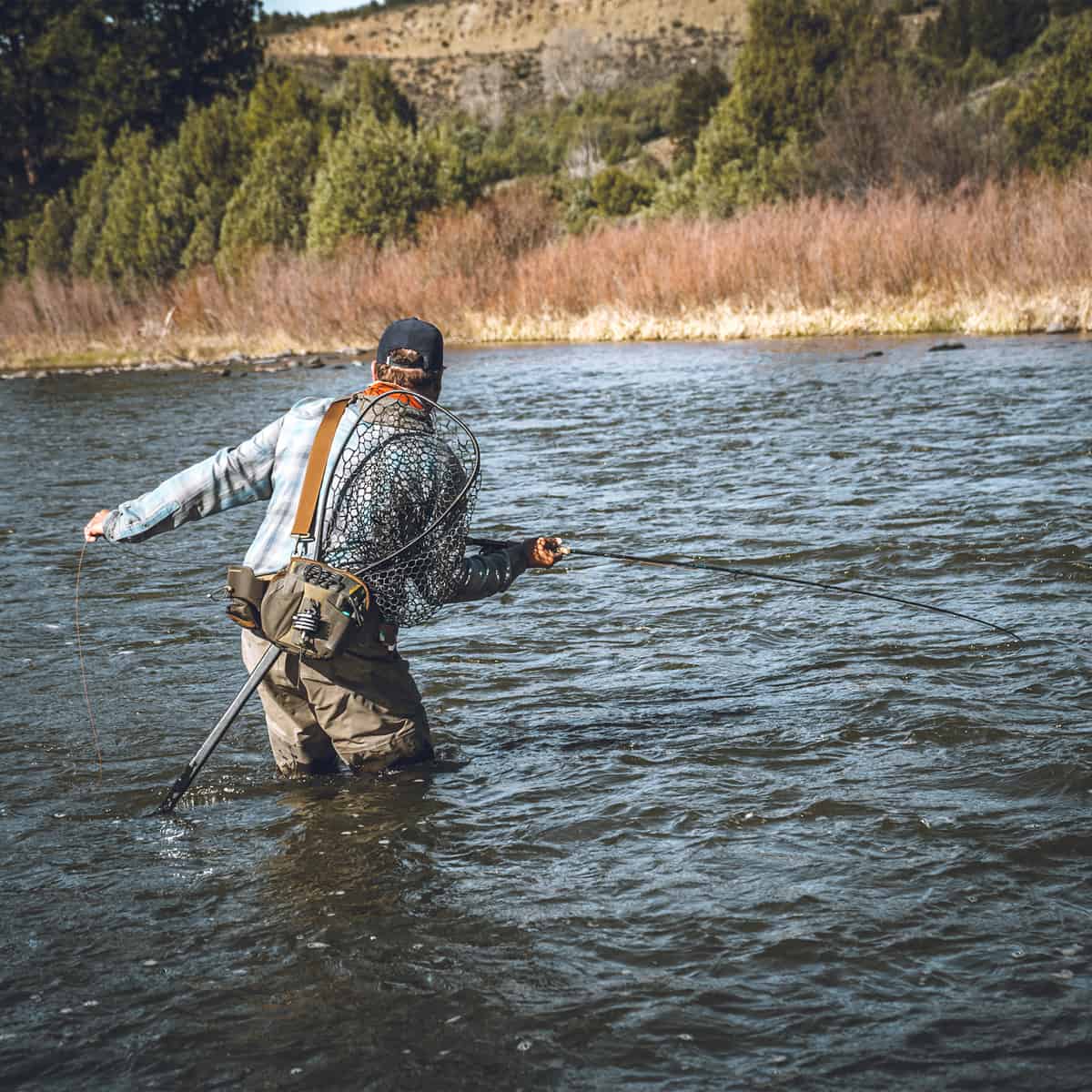 Umpqua ZS2 Ledges 500 Fly Fishing Waist Pack Back Olive Fishing Hookup