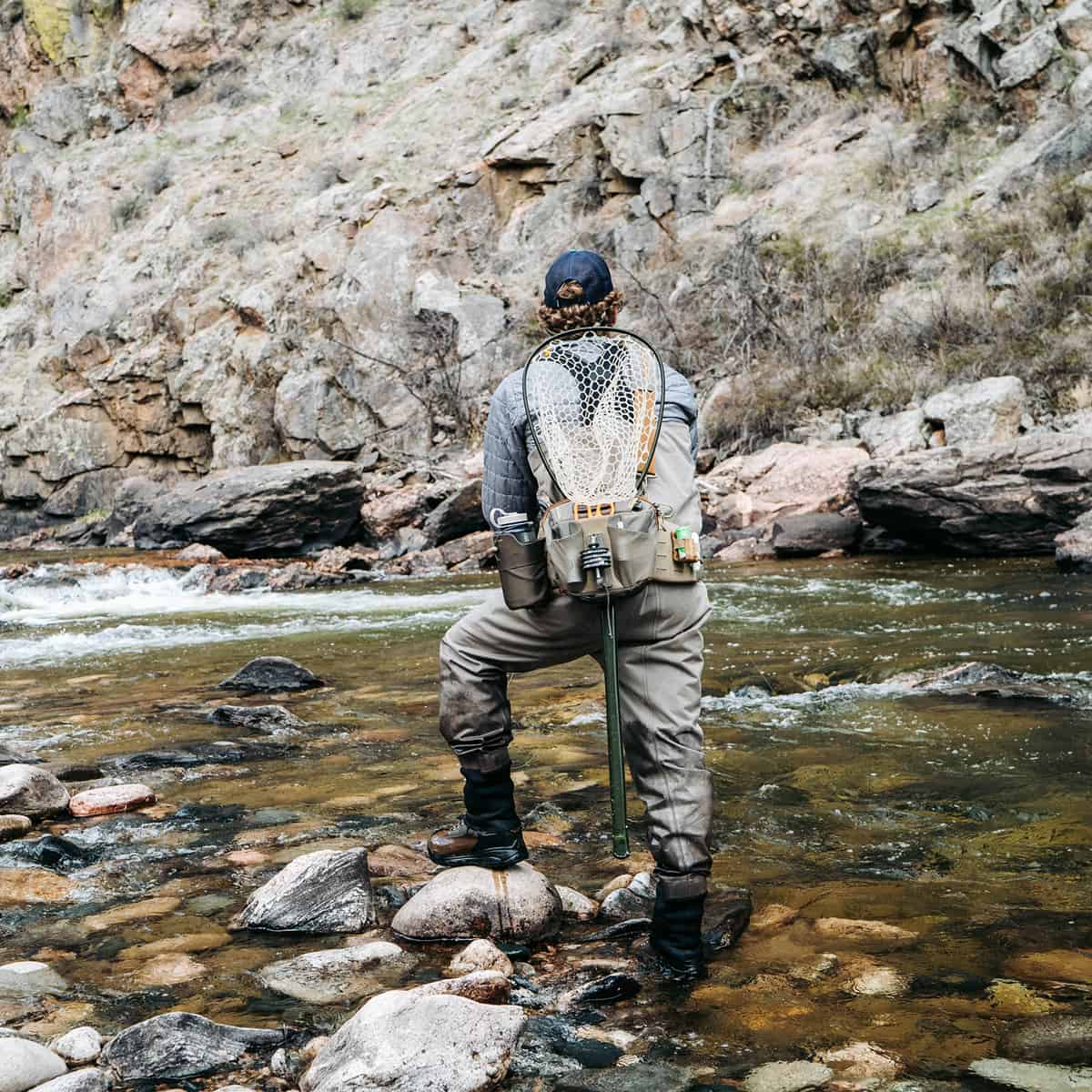 Umpqua ZS2 Ledges 500 Fly Fishing Waist Pack Back Olive Fishing