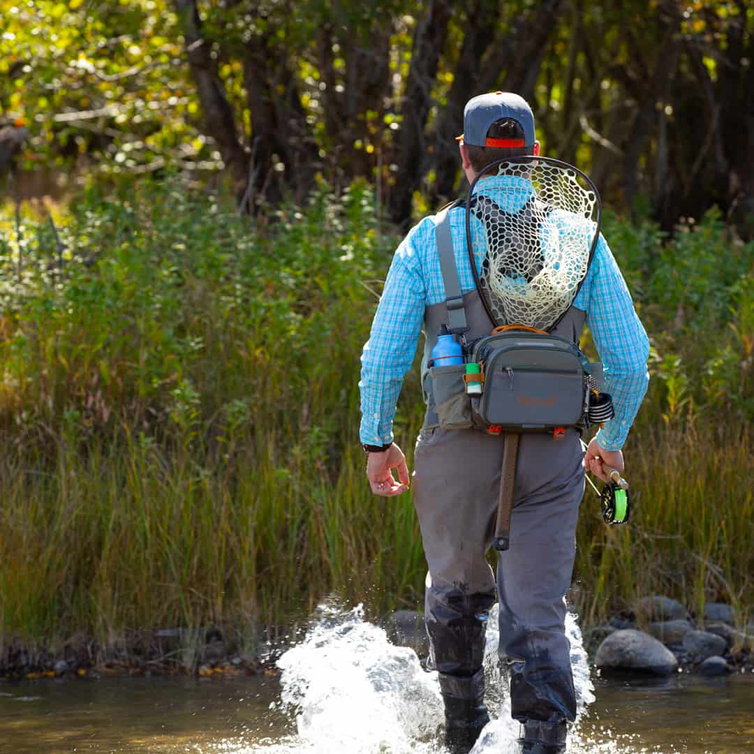 WPGP 816332014949 Fishpond Waterdance Pro Guide Sized Waist Fly Fishing Pack Driftwood Wading River
