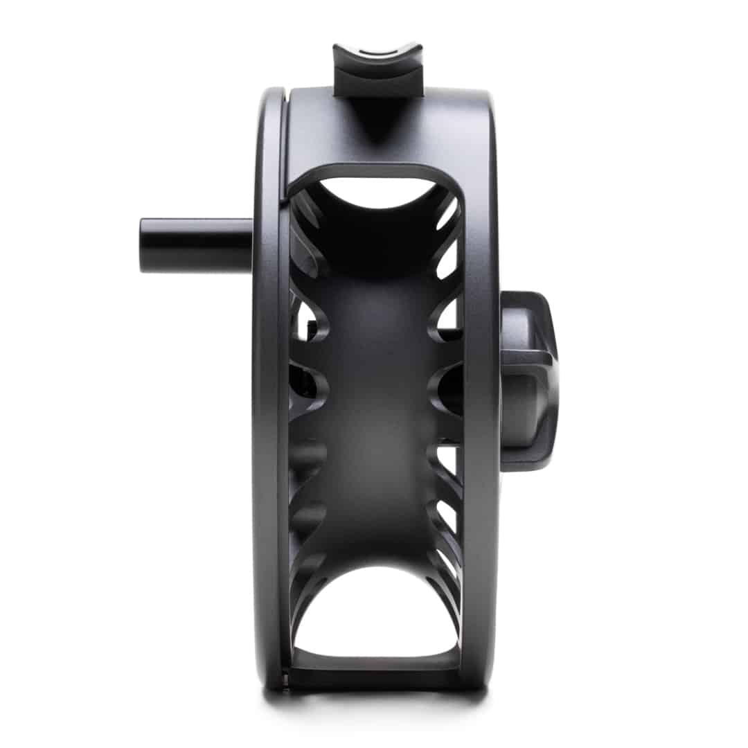 Waterworks Lamson Liquid Fly Reel Smoke - Side Profile