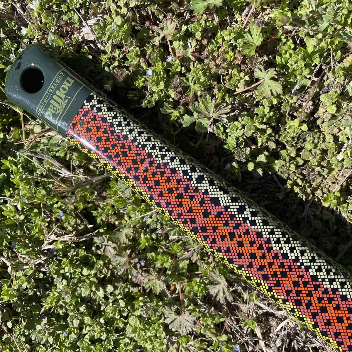 fishpond redband limited edition nomad emerger net handle closeup in grass