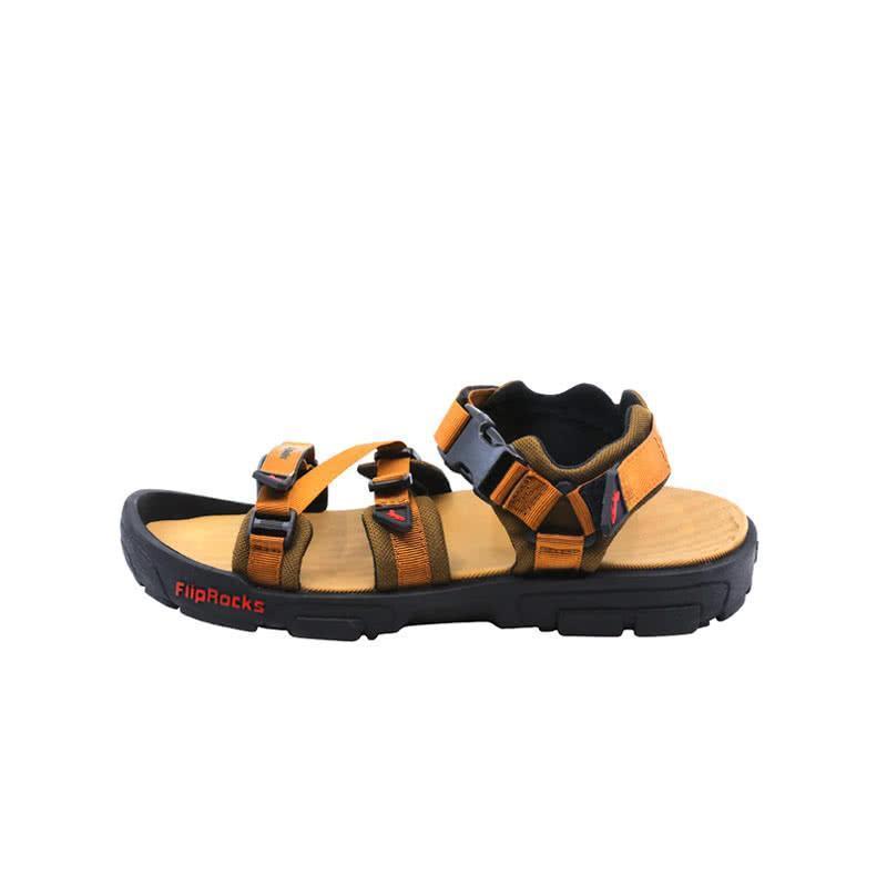 fliprocks ultimate sandal left tan