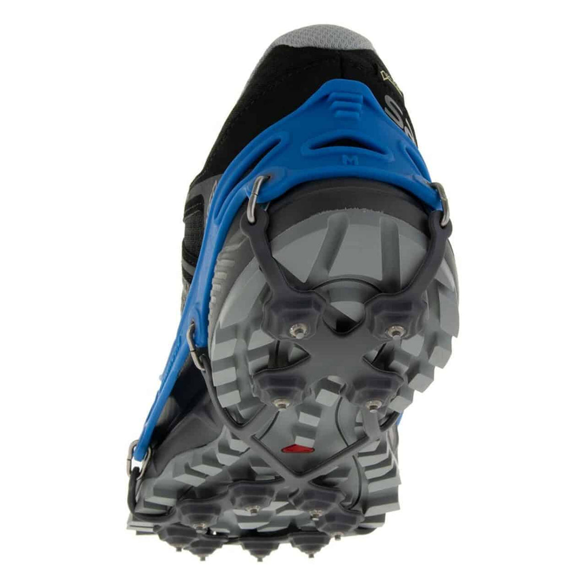 kahtoola Exospikes Blue Winter hiking traction spikes bottom
