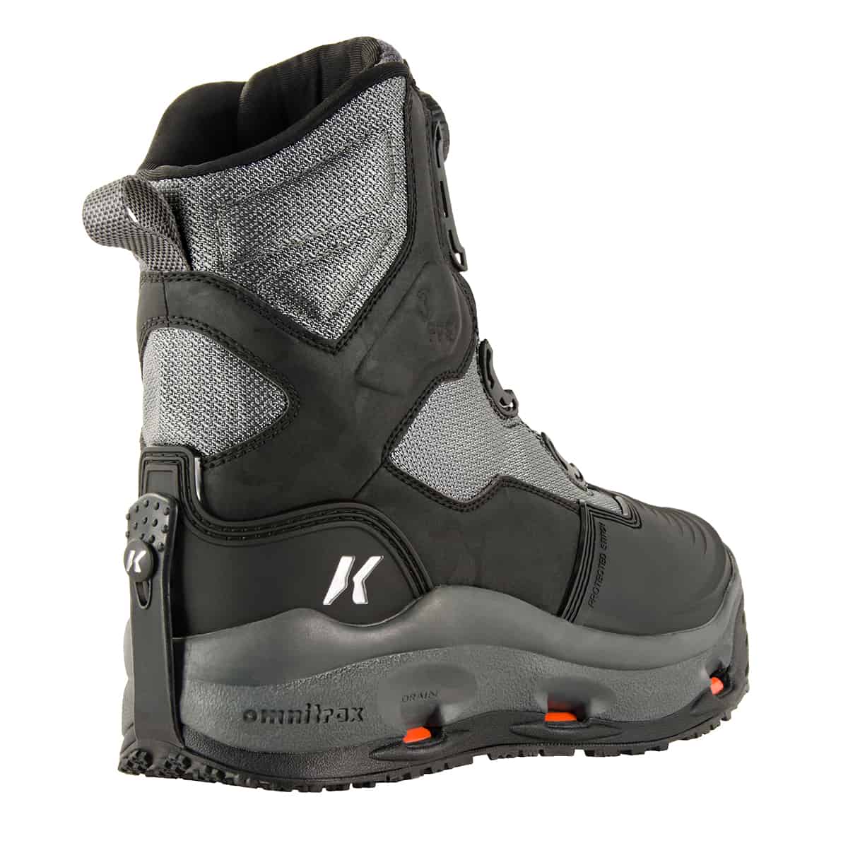 korkers darkhorse wading boot 3qtr rear fishing wading boot with boa lacing