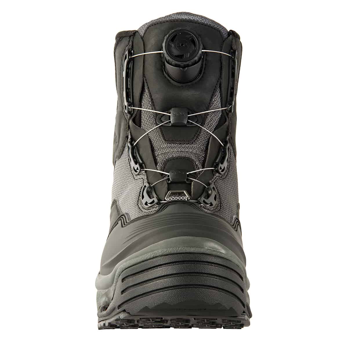 korkers darkhorse wading boot front fishing wading boot with boa lacing