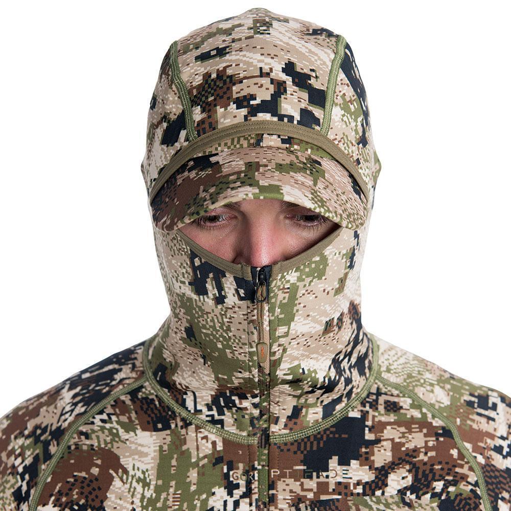 sitka core heavyweight hoody optifade subalpine low profile hood detail