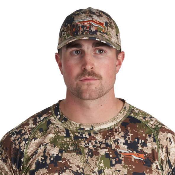 sitka gear cap optifade subalpine on model
