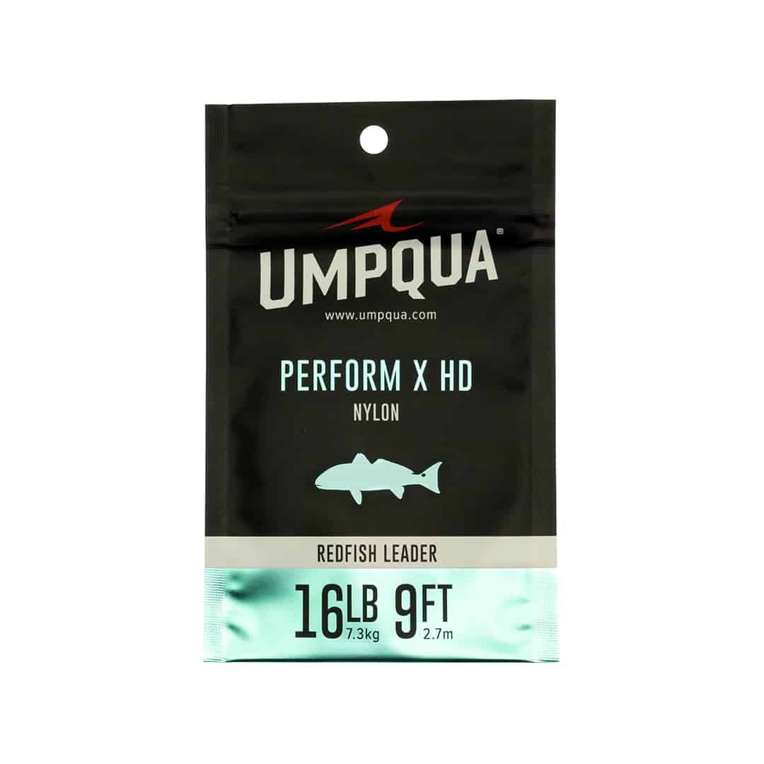 umpqua perform x hd nylon redfish fishing leader 1 pack
