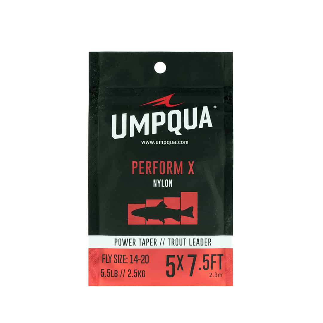 umpqua perform x power taper nylon trout fishing leader 1 pack