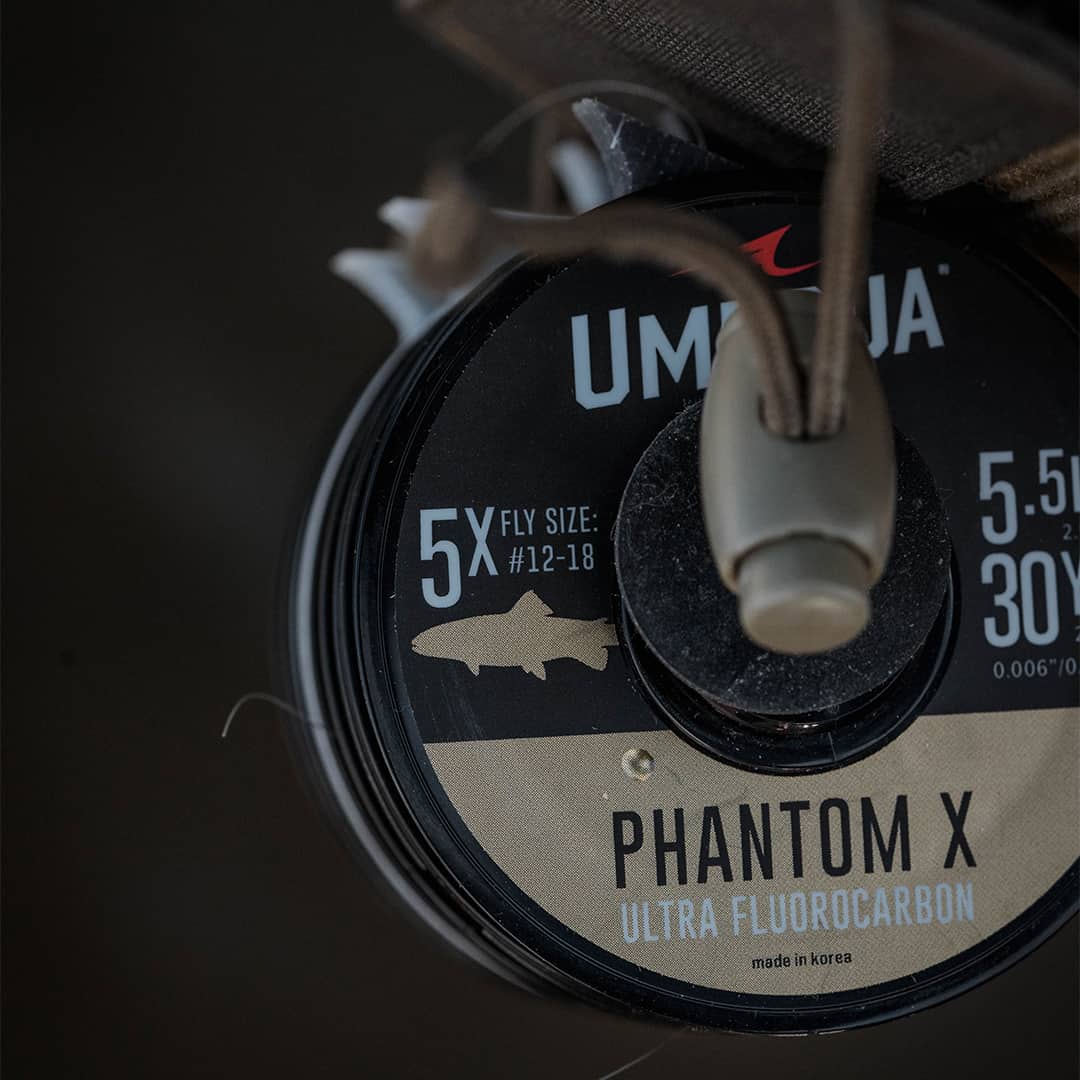 umpqua phantom x fluorocarbon trout tippet 30 yard spool on Umpqua tippet dock