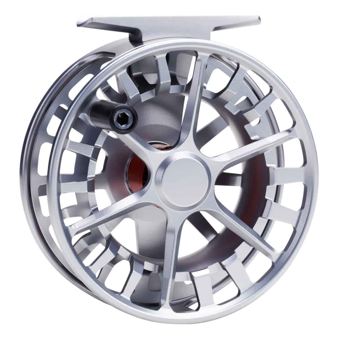 waterworks lamson guru s fly reel blaze spool side