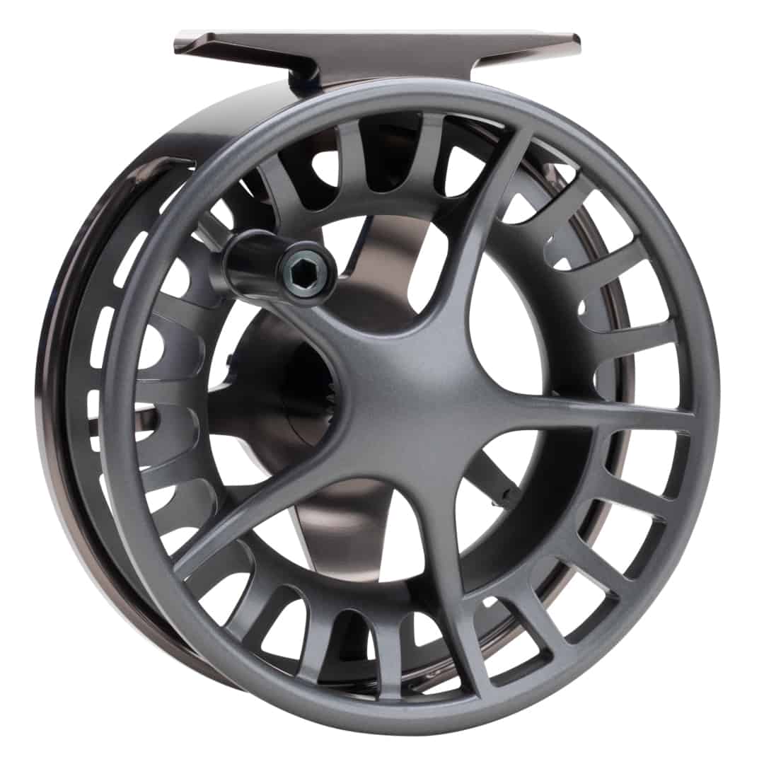 waterworks lamson remix fly reel smoke back side