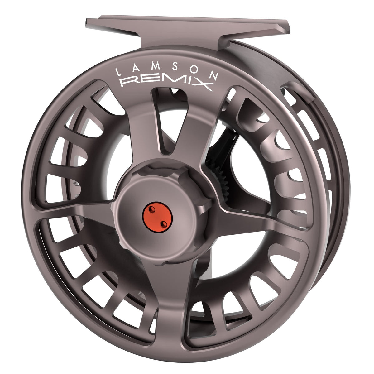 waterworks lamson remix fly reel smoke back