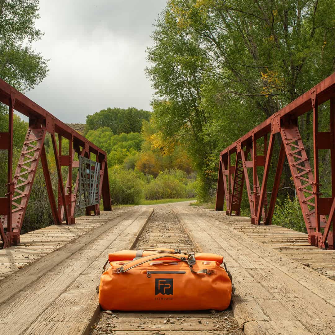 816332017254 Fishpond Thunderhead Large Roll Top Waterproof Duffel Bag For Travel and Rafting Ready For Rain