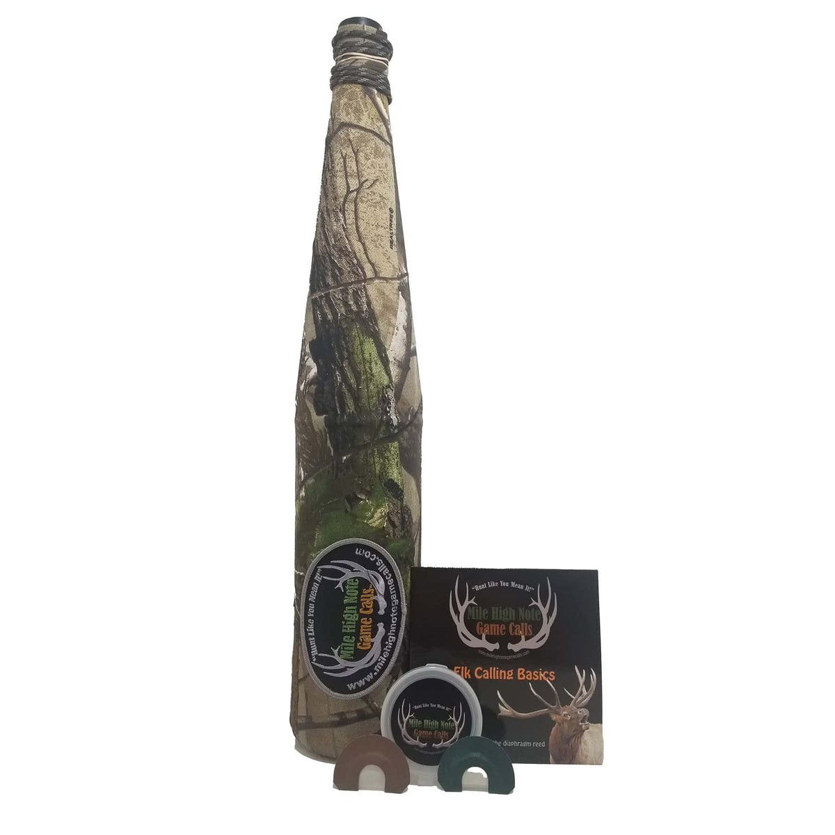 867219000173 Mile High Note Game Calls Antagonizer Elk Bugle Kit Realtree Cover