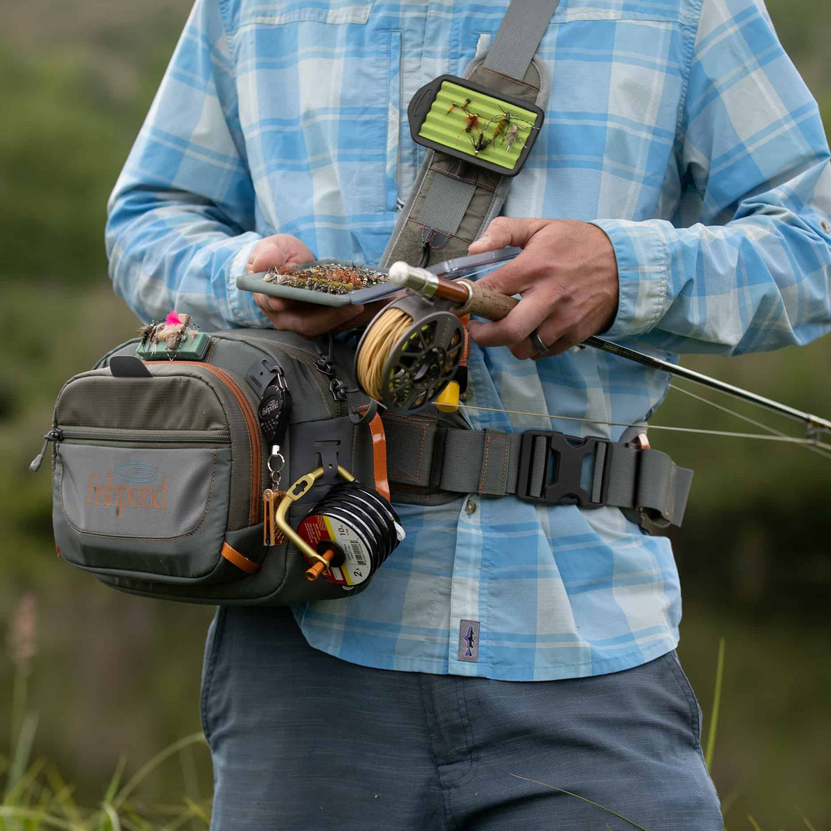 Fishpond Switchback Pro with Headgate Tippet Spool Holder