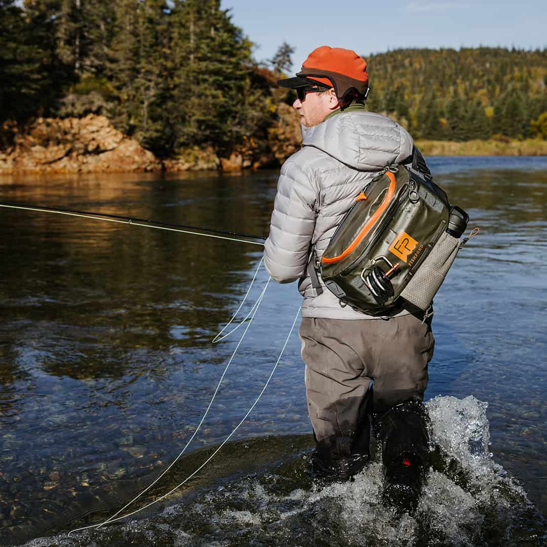 New 2025 816332016233 Fishpond Stormshadow Sling Pack Water Resistant Ambidextrous Fly Fishing Sling Pack Walking no worries about splashing