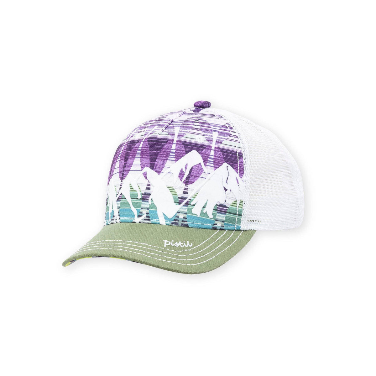 Pistil Designs - McKinley Trucker Hat in Lime Color