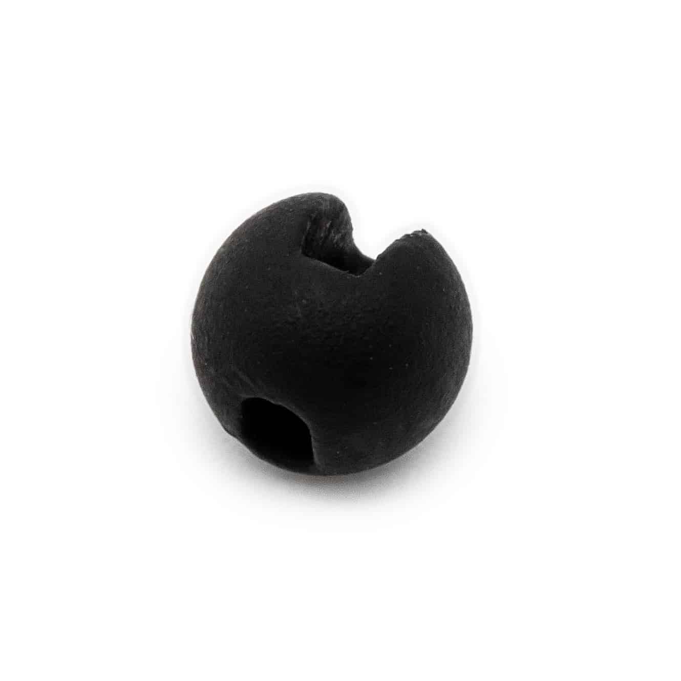 602573300459 Hanak Competition Tungsten Round Plus Fly Tying Beads Black Matte