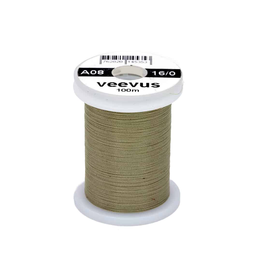 762820145353 A08 Veevus 16/0 Fly Tying Thread Dun
