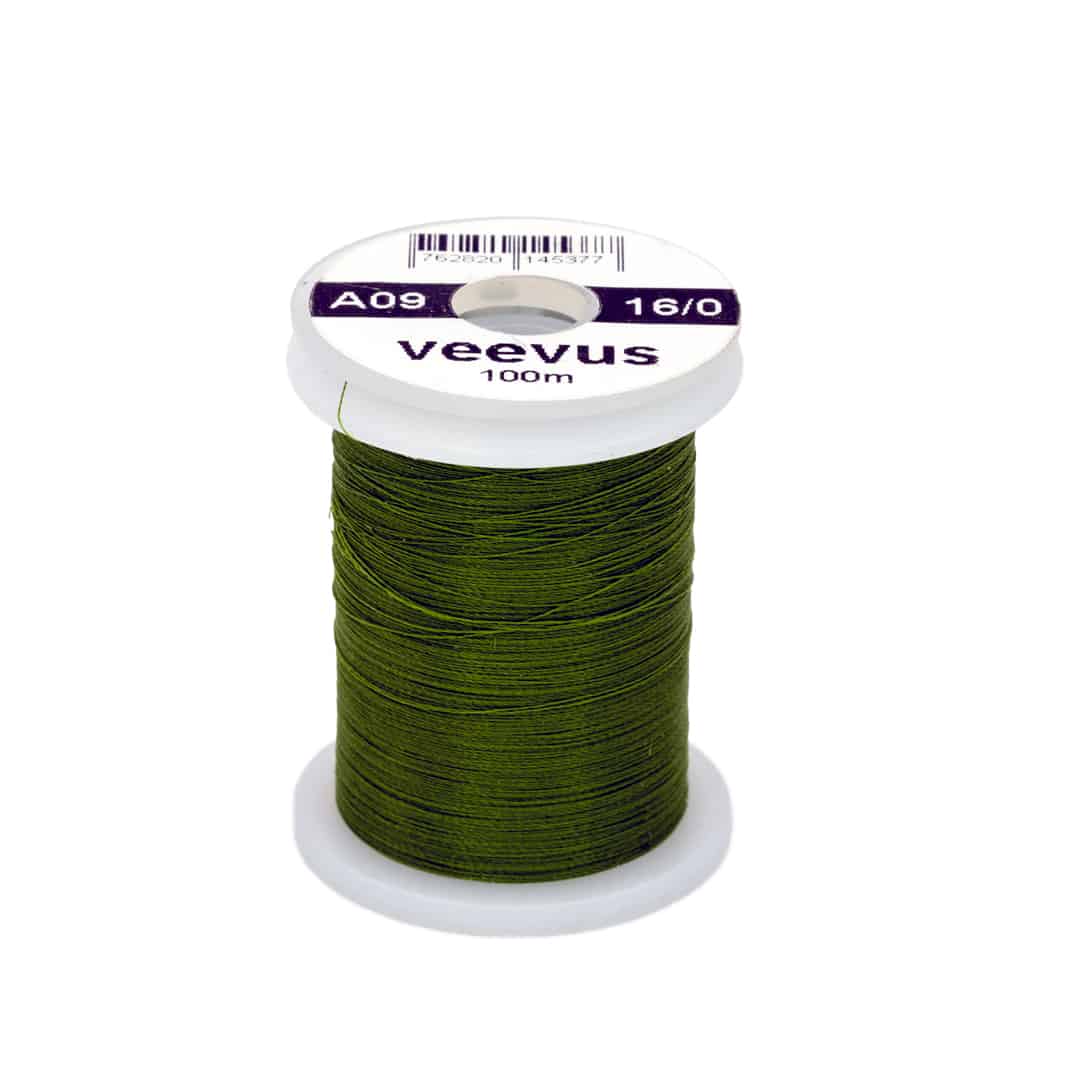 762820145377 A09 Veevus 16/0 Fly Tying Thread Olive