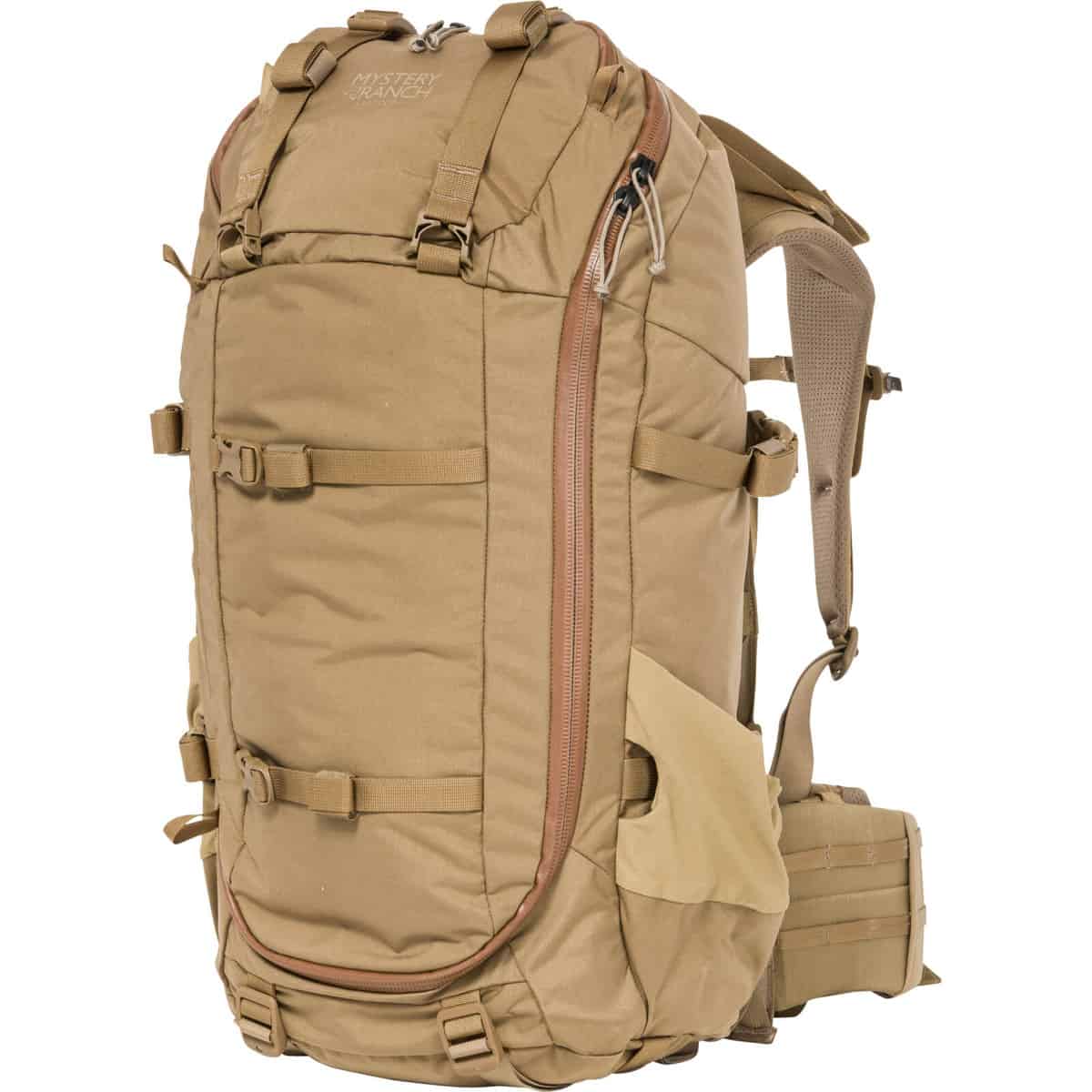 888564176818 110889 Mystery Ranch Sawtooth 45 Small Hunting Backpack Coyote Hero