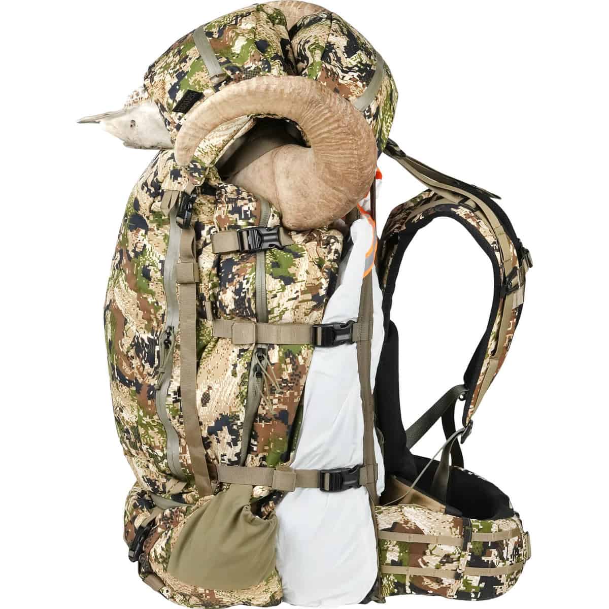 888564177044 Mystery Ranch Beartooth 80 Hunting Backpack Optifade Subalpine Overload Feature With Skull