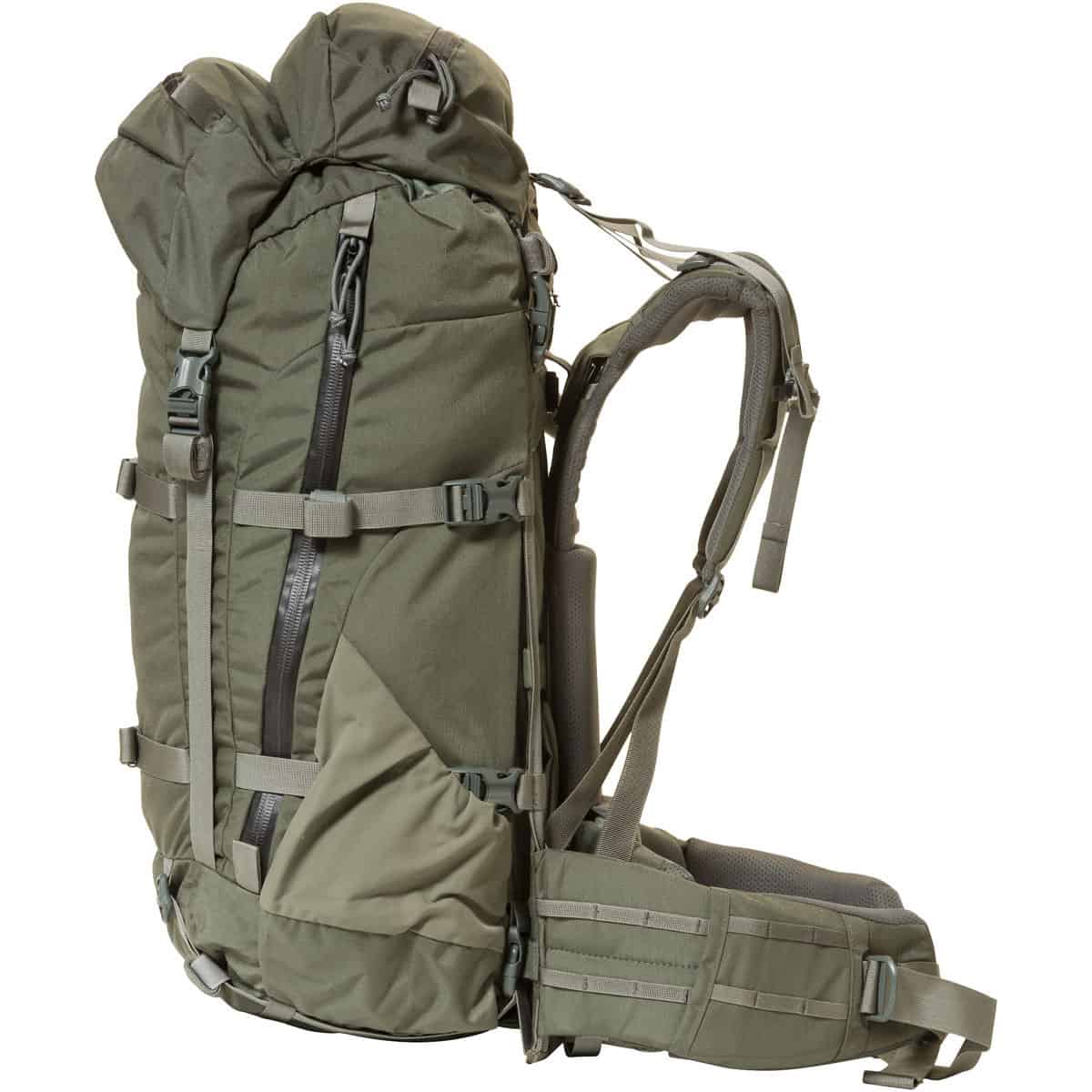888564183090 112372 Mystery Ranch Metcalf 71L Hunting Backpack Foliage Side