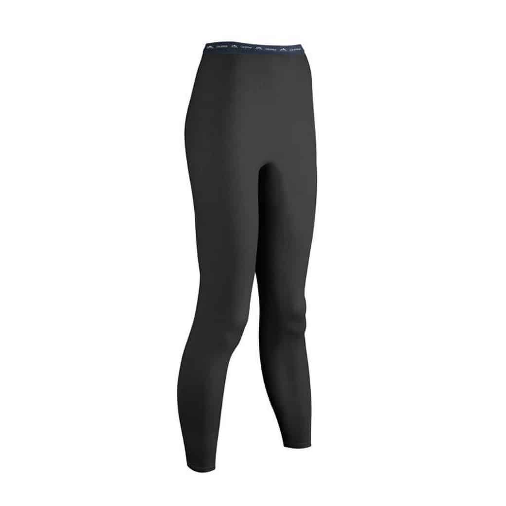 COLDPRUF Platinum Womens Base Layer Pants Black Long Underwear Women's Long Johns