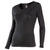 COLDPRUF Platinum Womens Base Layer Top Black Long Underwear Alt Angle