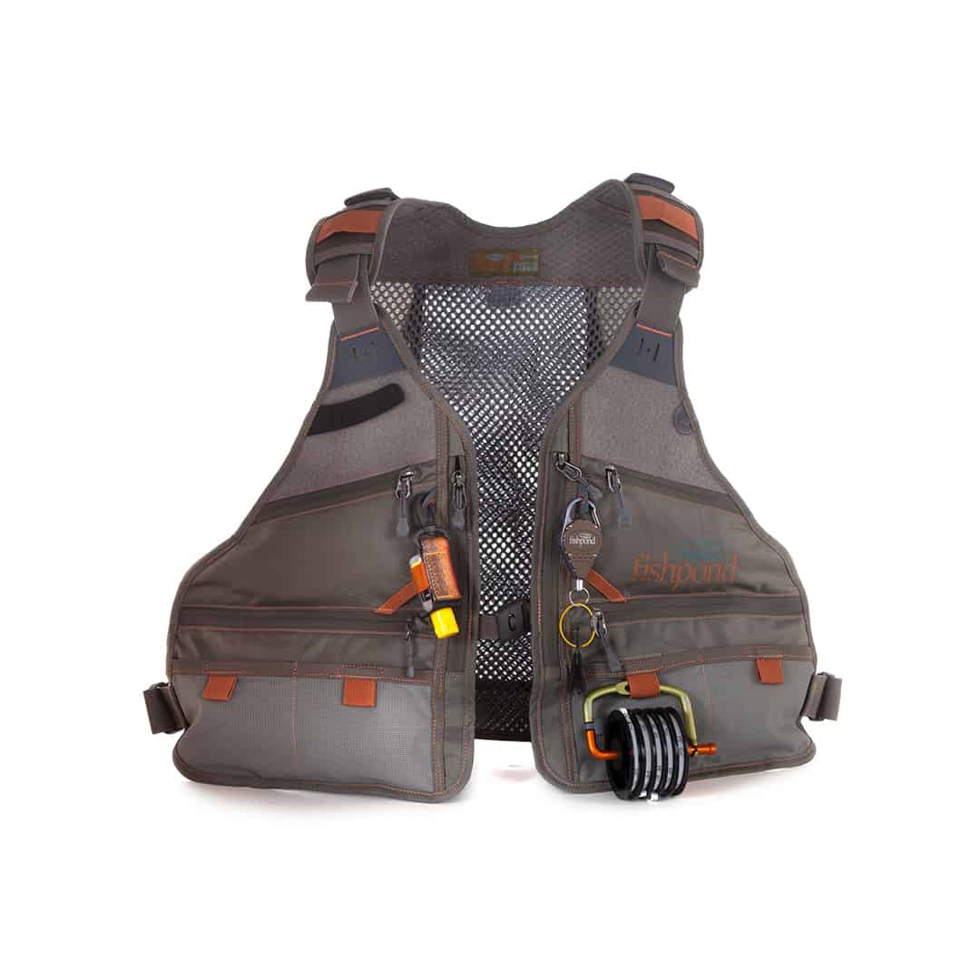 Elkton Outdoors Universal Fit Fly Fishing Vest Backpack with Hard