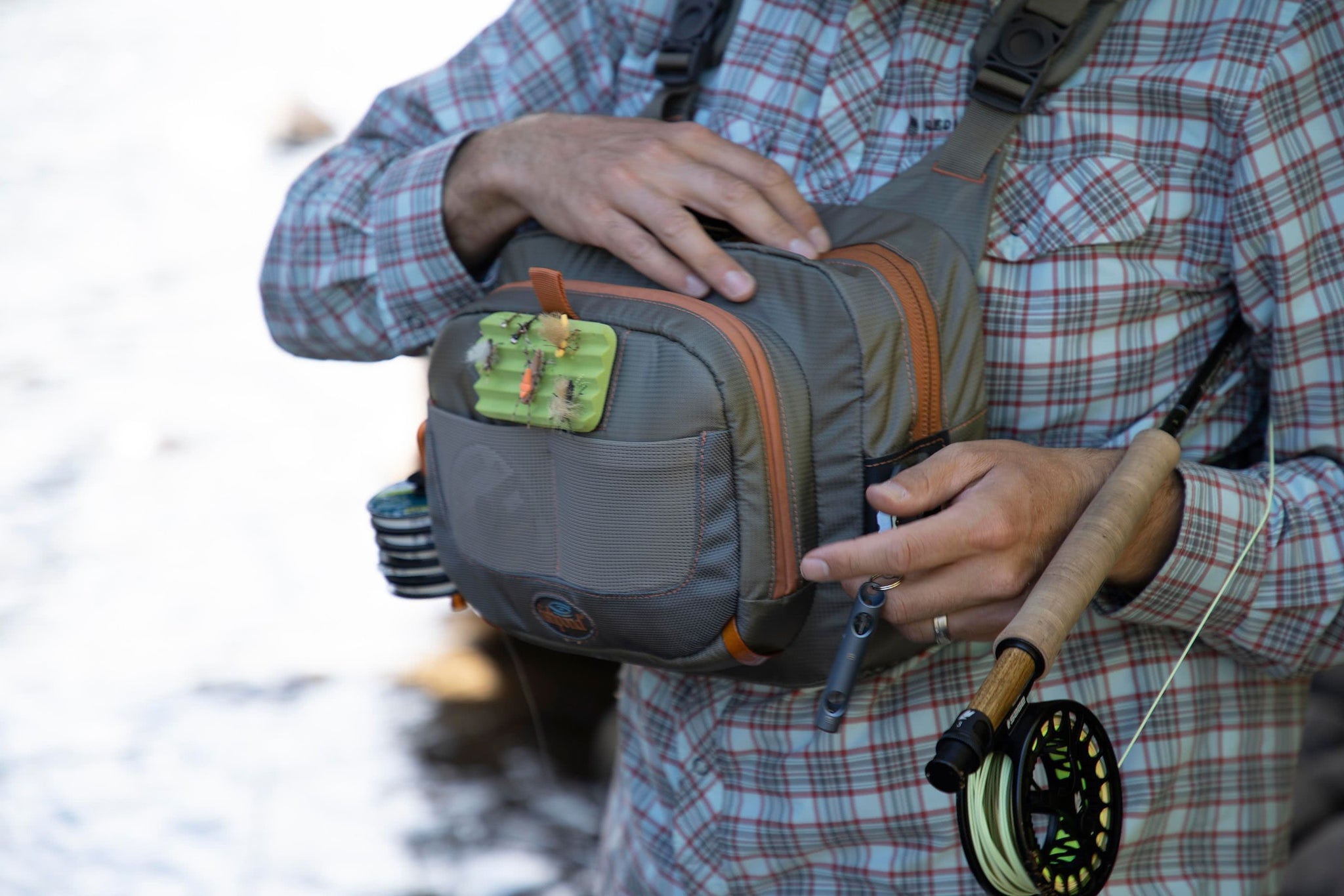 Cross Current Chest Pack - Back Panel – Fishpond
