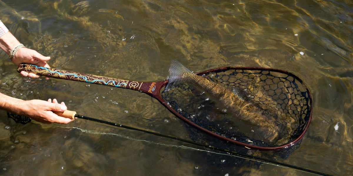 Fishpond Nomad Mid Length Net Colorado Limited Edition On River