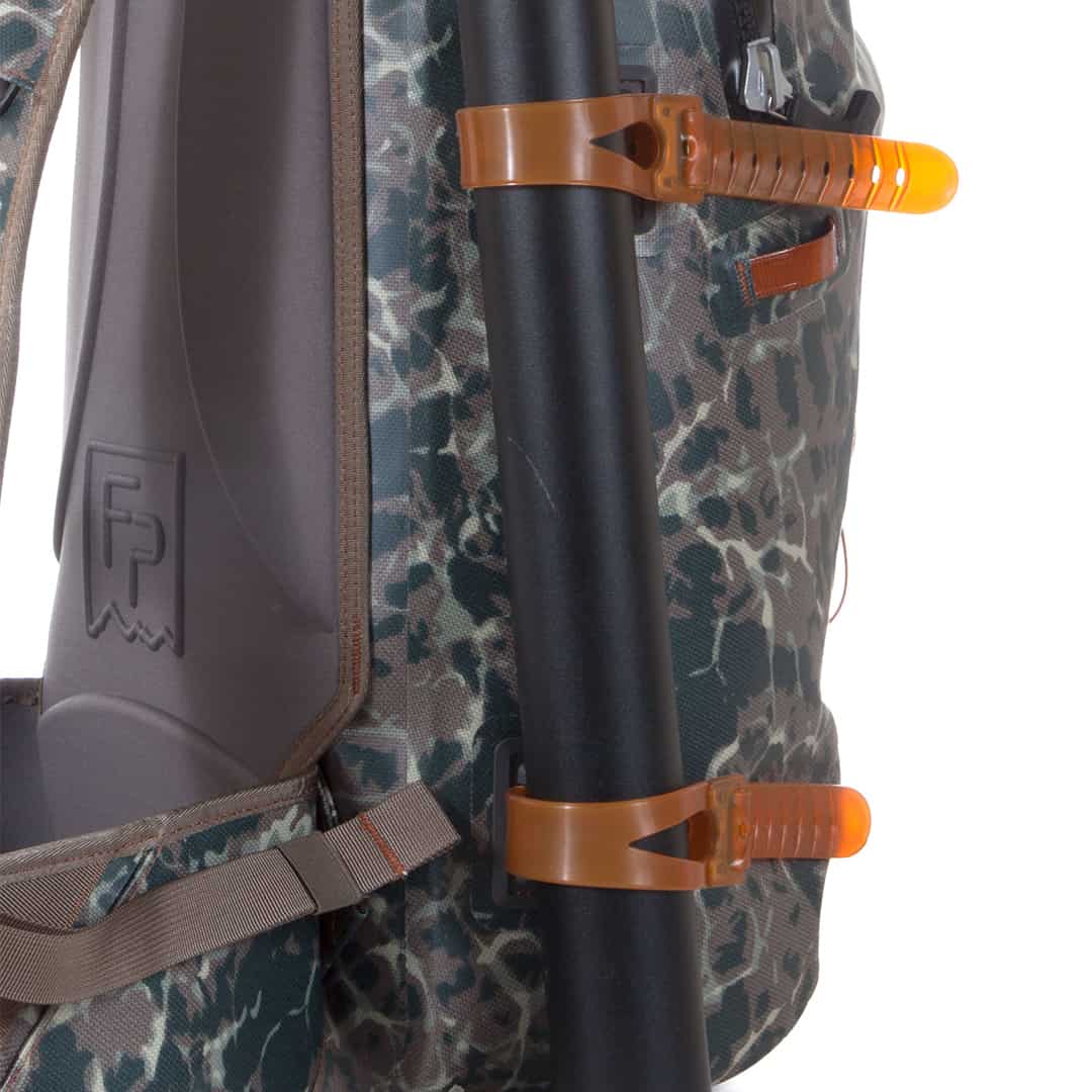 LGS 816332013942 Fishpond Larriat Gear Straps Holding Fly Fishing Rod Tube On Thunderhead Backpack