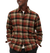 Silver Jeans - MEN’S L/S PLAID FLANNEL SHIRT - Burnt Orange