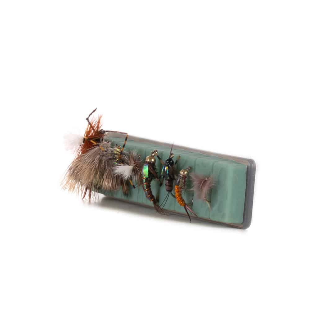 TFD 816332013935 Fishpond Tacky Fly Dock Fly Fishing Fly Storage With Flies At Angle