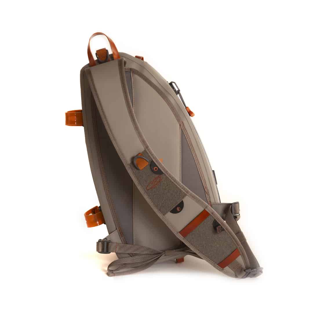 THS-ES 816332015106 fishpond thunderhead waterproof fly fishing sling pack eco shale back