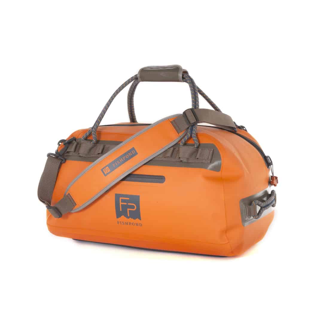 TSD-ECO 816332015205 Fishpond Thunderhead Waterproof Submersible Duffel Bag Eco Cutthroat Orange