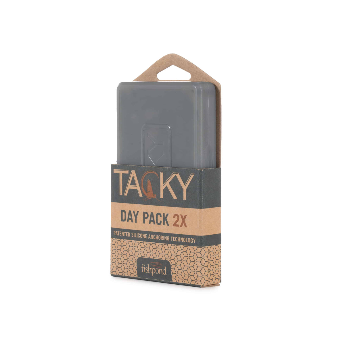 Tacky Day Pack Fly Box 2X Double Sided Fly Box With Silicone Storage Package