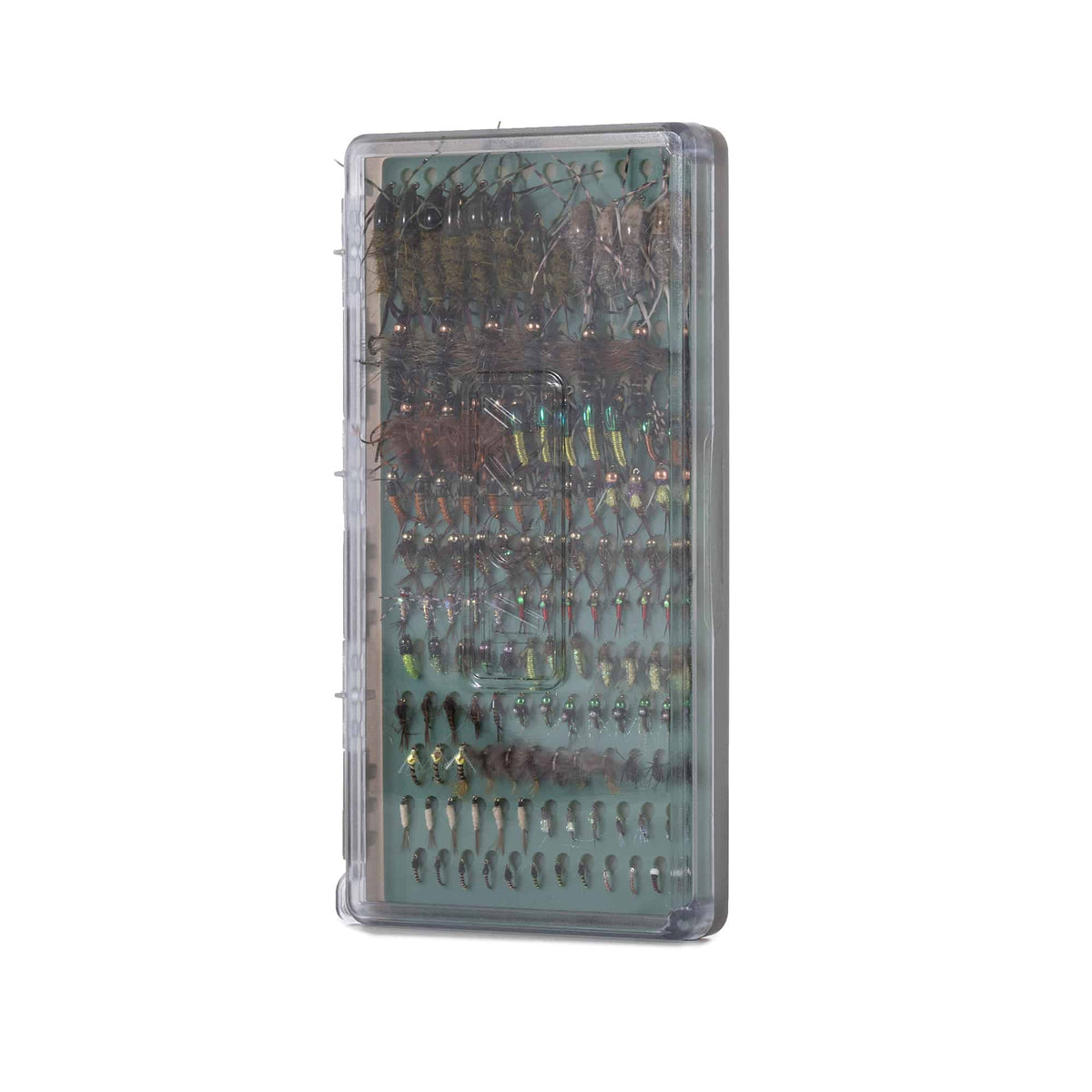 Tacky Original Fly Box Closed See Through Cover With Flies