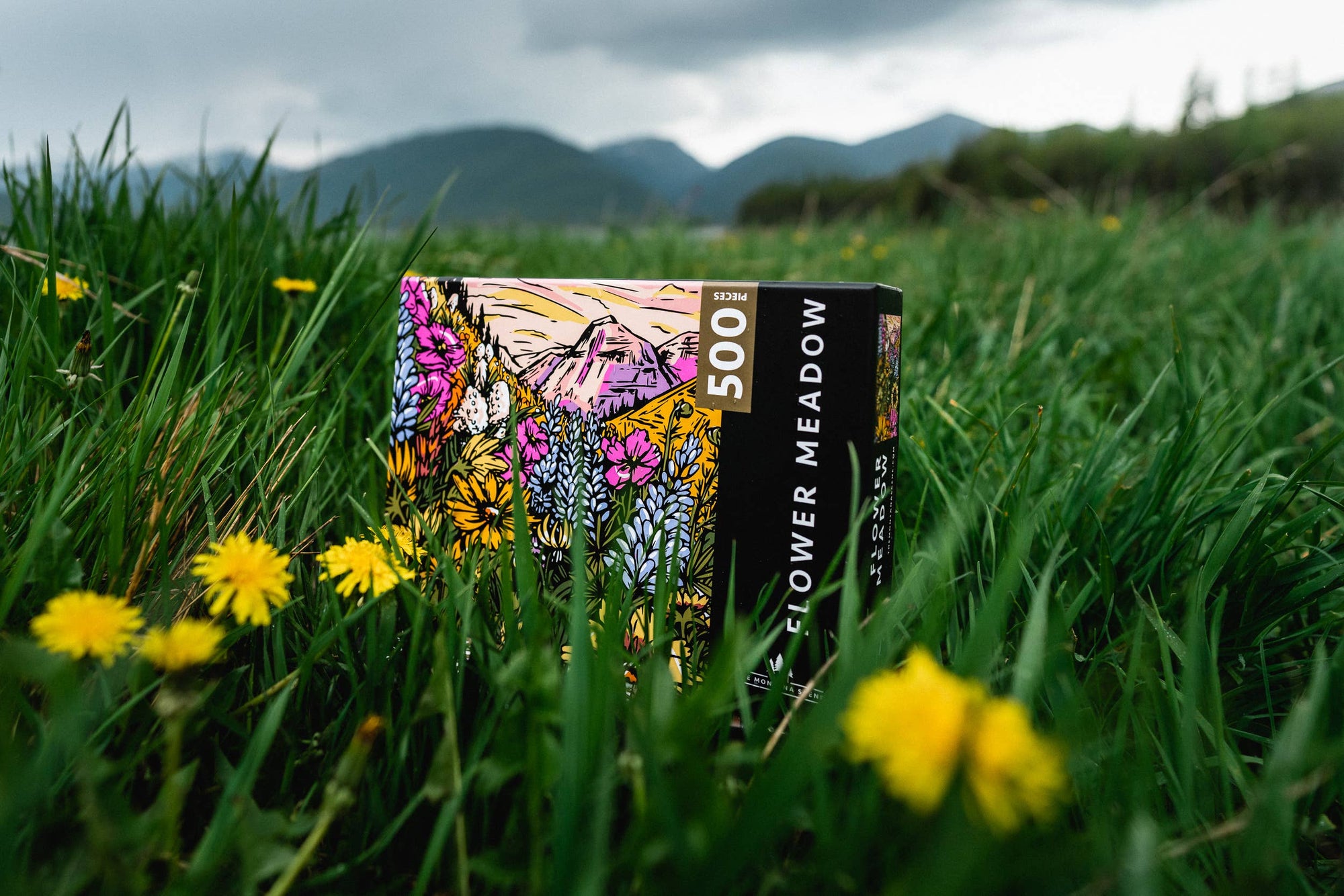 The Montana Scene Flower Meadow Puzzle - 500 Pieces