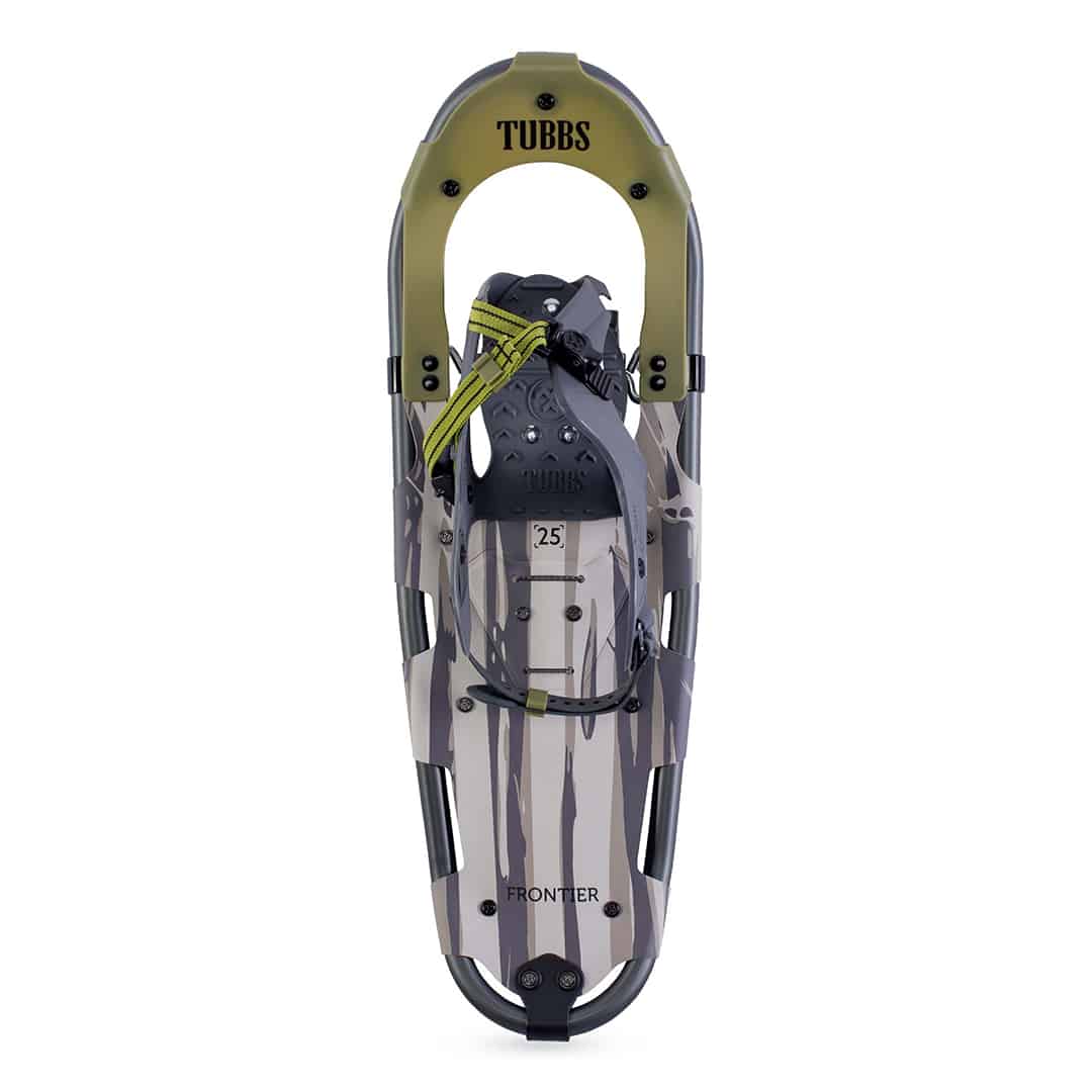 Tubbs Frontier Snowshoe On End Top Detail